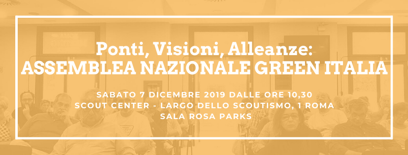 7 dicembre Roma - Assemblea Nazionale Ponti, Visioni, Alleanze